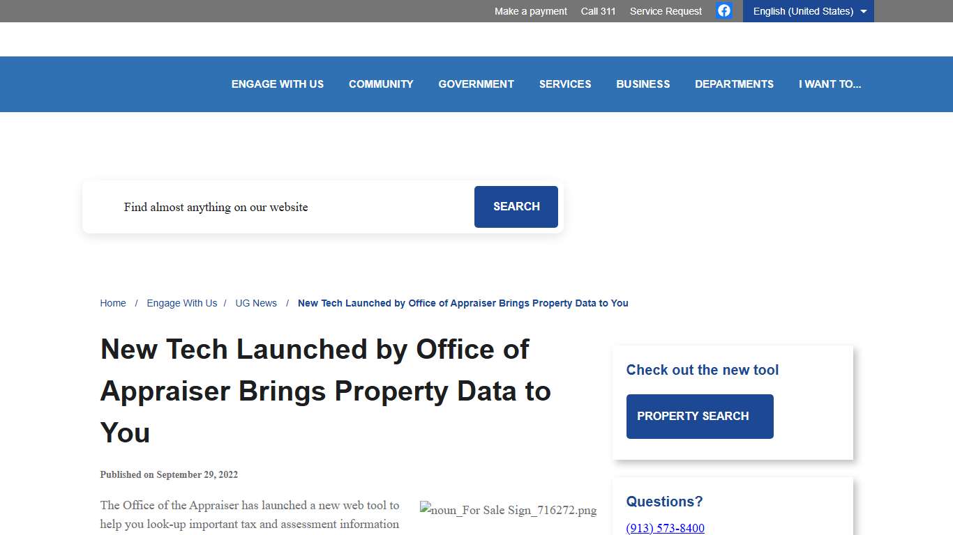 New Tech Launched by Office of Appraiser Brings Property Data to You