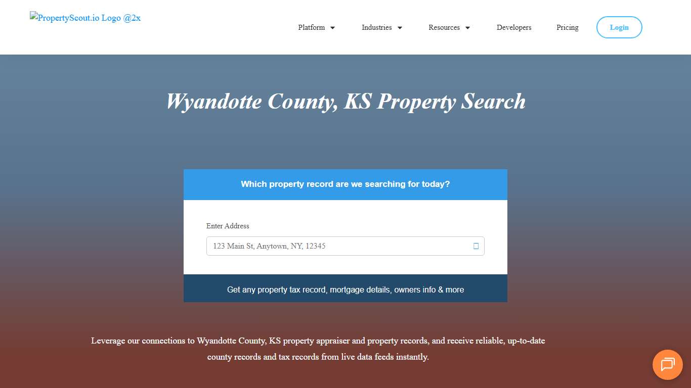 Wyandotte County, KS Property Records Search - Propertyscout.io